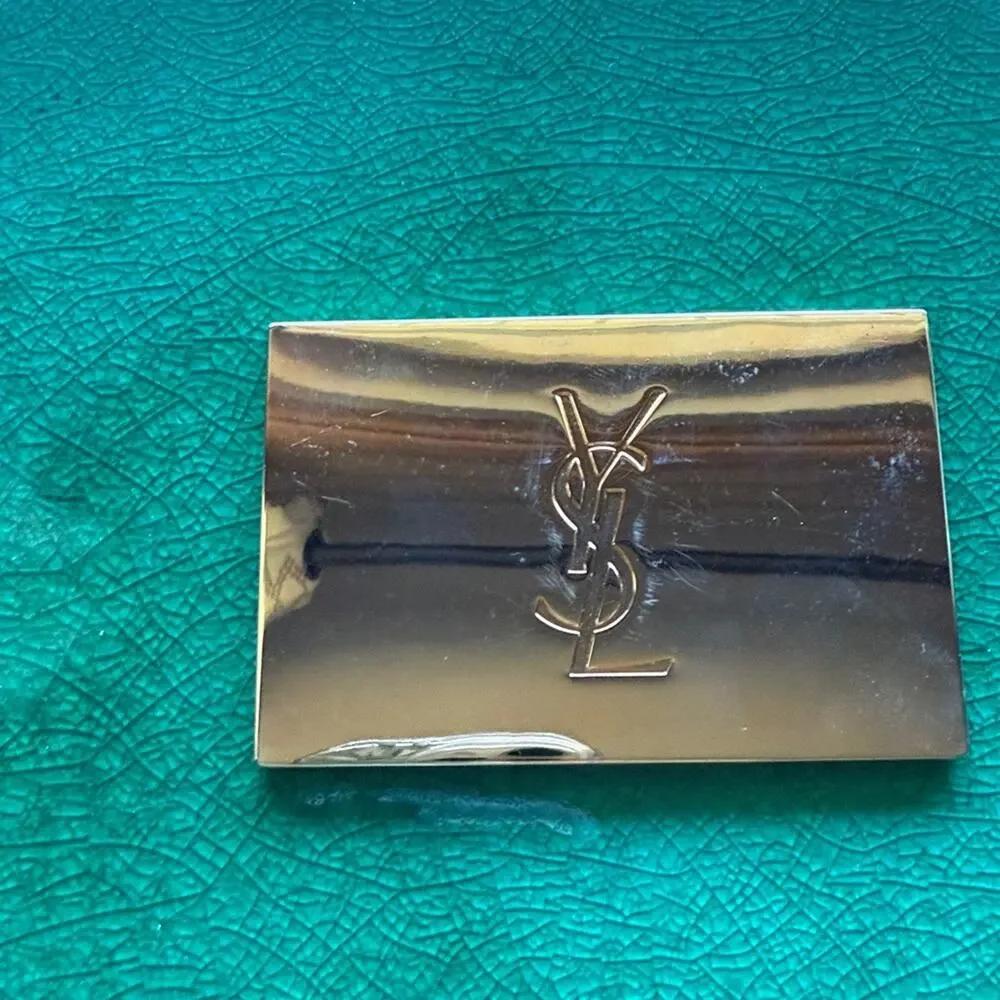 Yves Saint Laurent Vintage Gold Compact Mirror - Picture 2 of 4